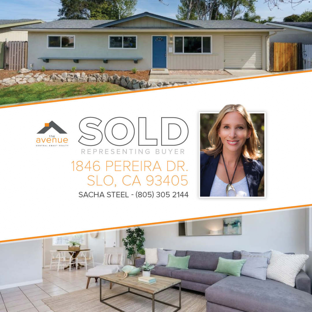 SOLD-1846 Pereira Dr. SLO, CA 93405