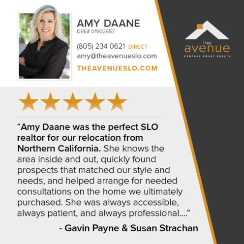 Amy Daane 5-Star Testimonial