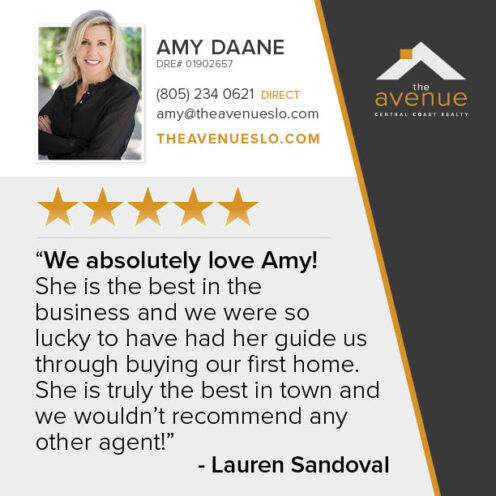 Amy Daane 5-Star Testimonial