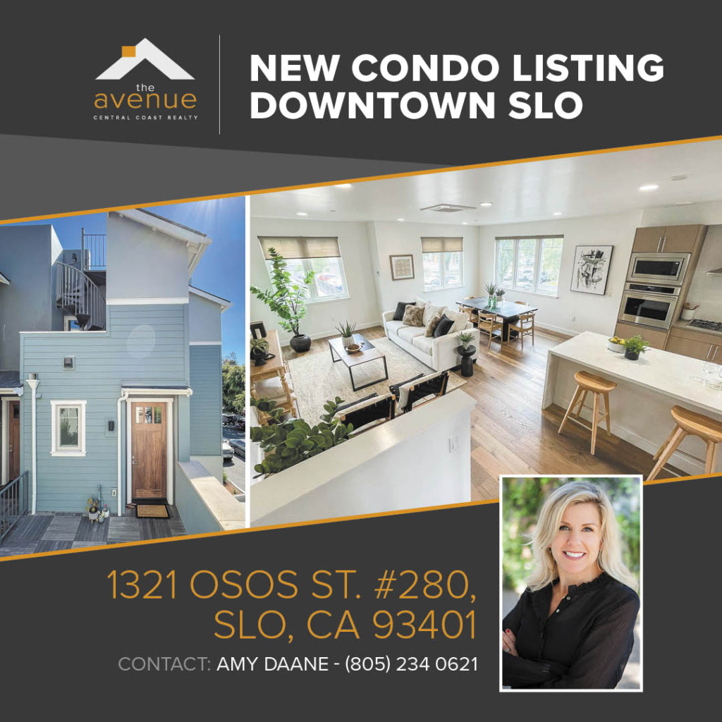 New SLO Condo Listing for Amy Daane