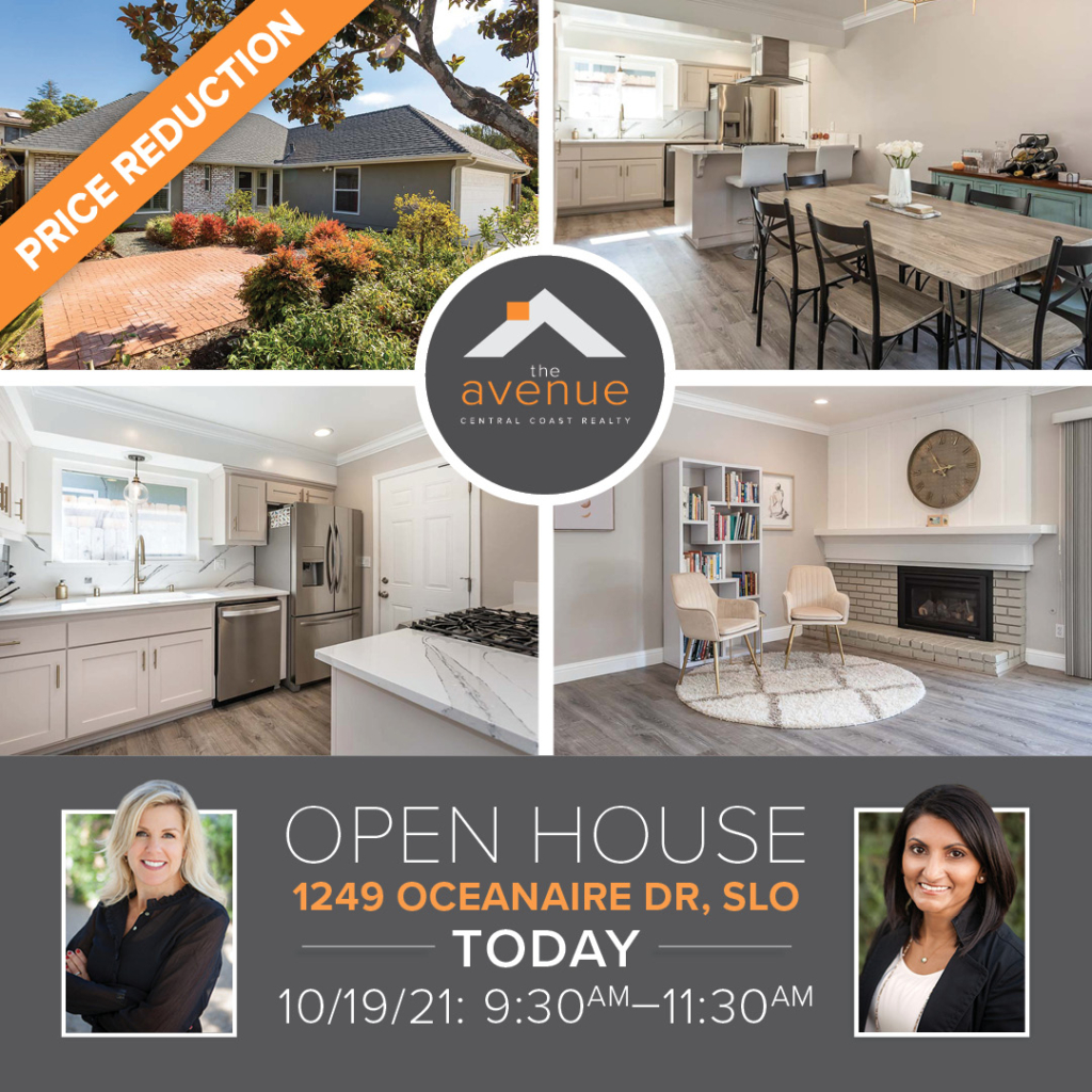 OPEN HOUSE 1249 Oceanaire Dr, SLO