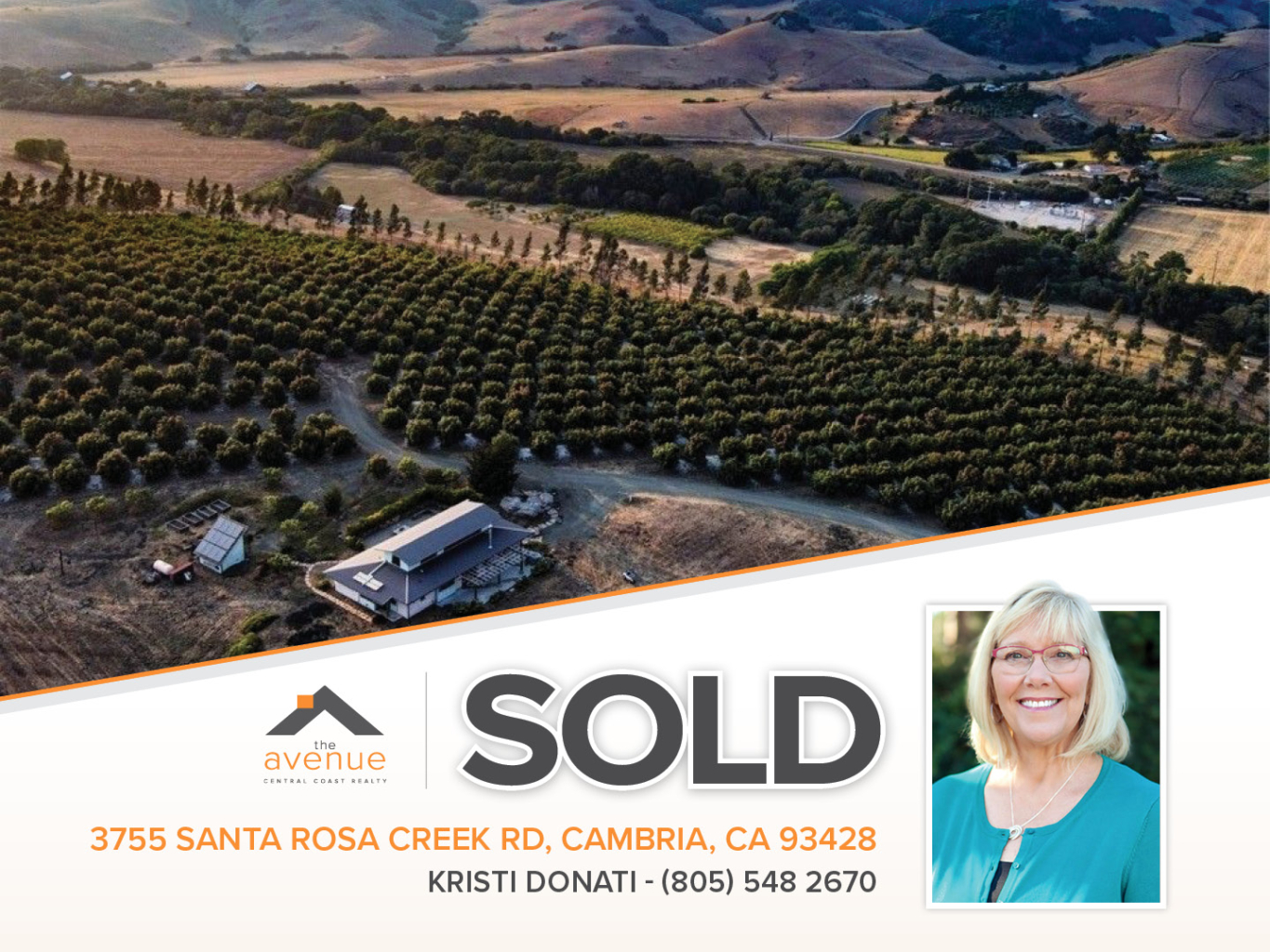 3755 Santa Rosa Creek Rd, Cambria, CA 93428 - Kristi Donati