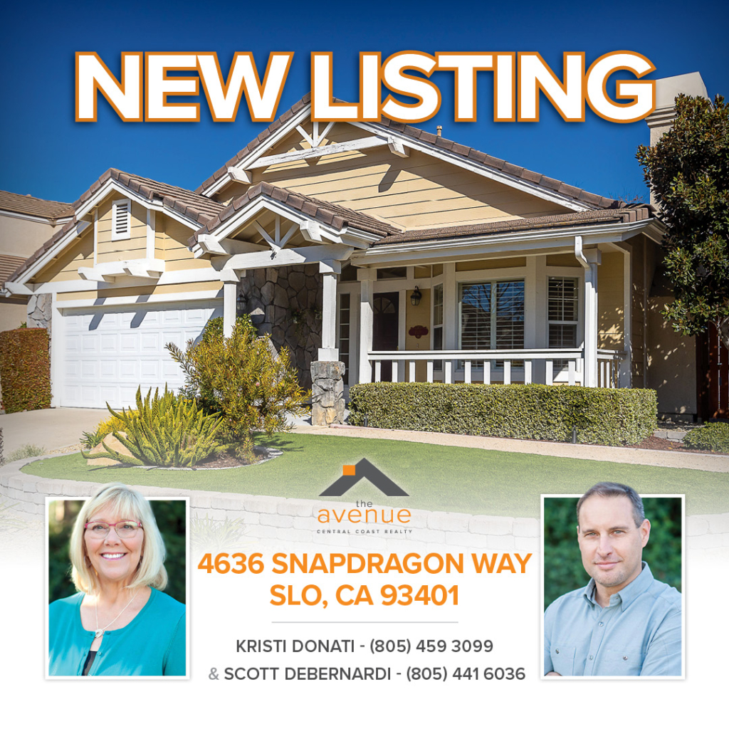 NEW LISTING in the Arbors San Luis Obispo