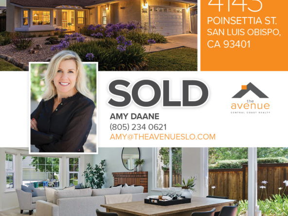 😀 Congrats Amy on your SLO 🏡 closing at 4143 Poinsettia St, San Luis Obispo!