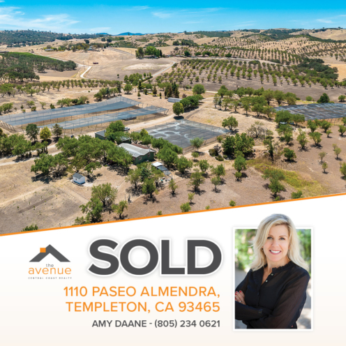 SOLD - Amy Daane Templeton CA