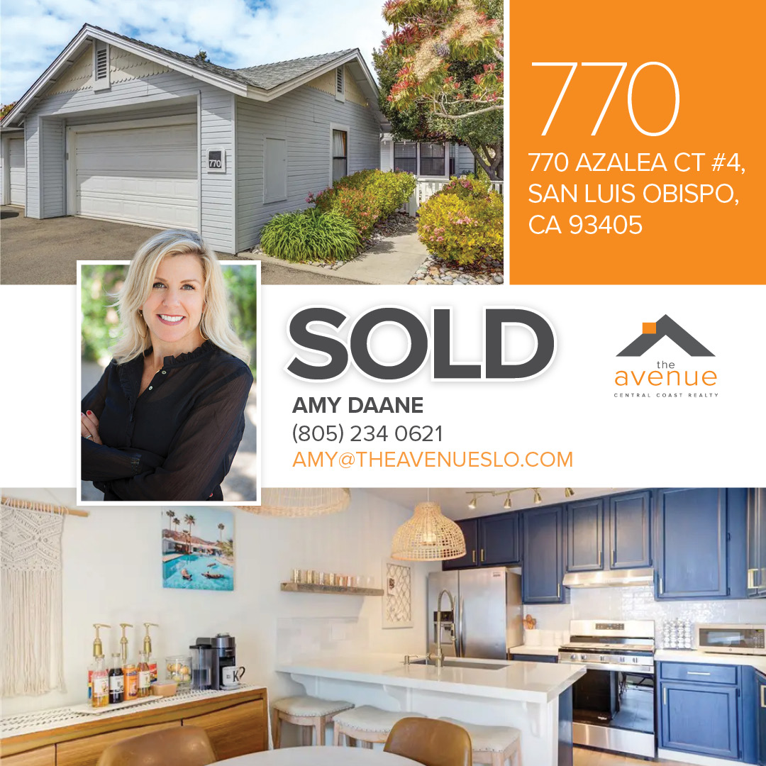 Amy Daane closing of 770 Azalea Ct #4, San Luis Obispo, CA 93401