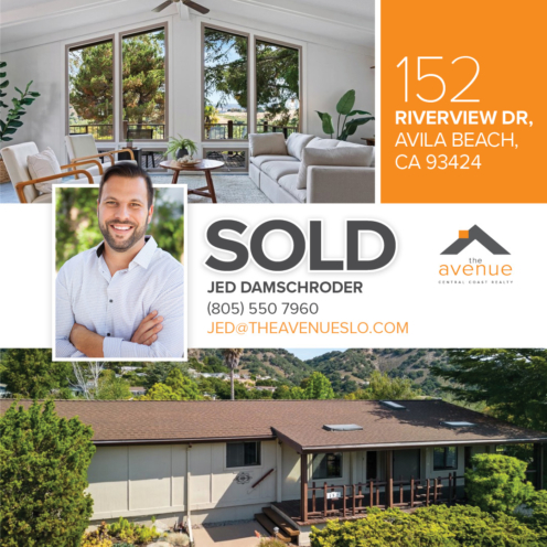 Jed Damschroder - SOLD Avila Beach