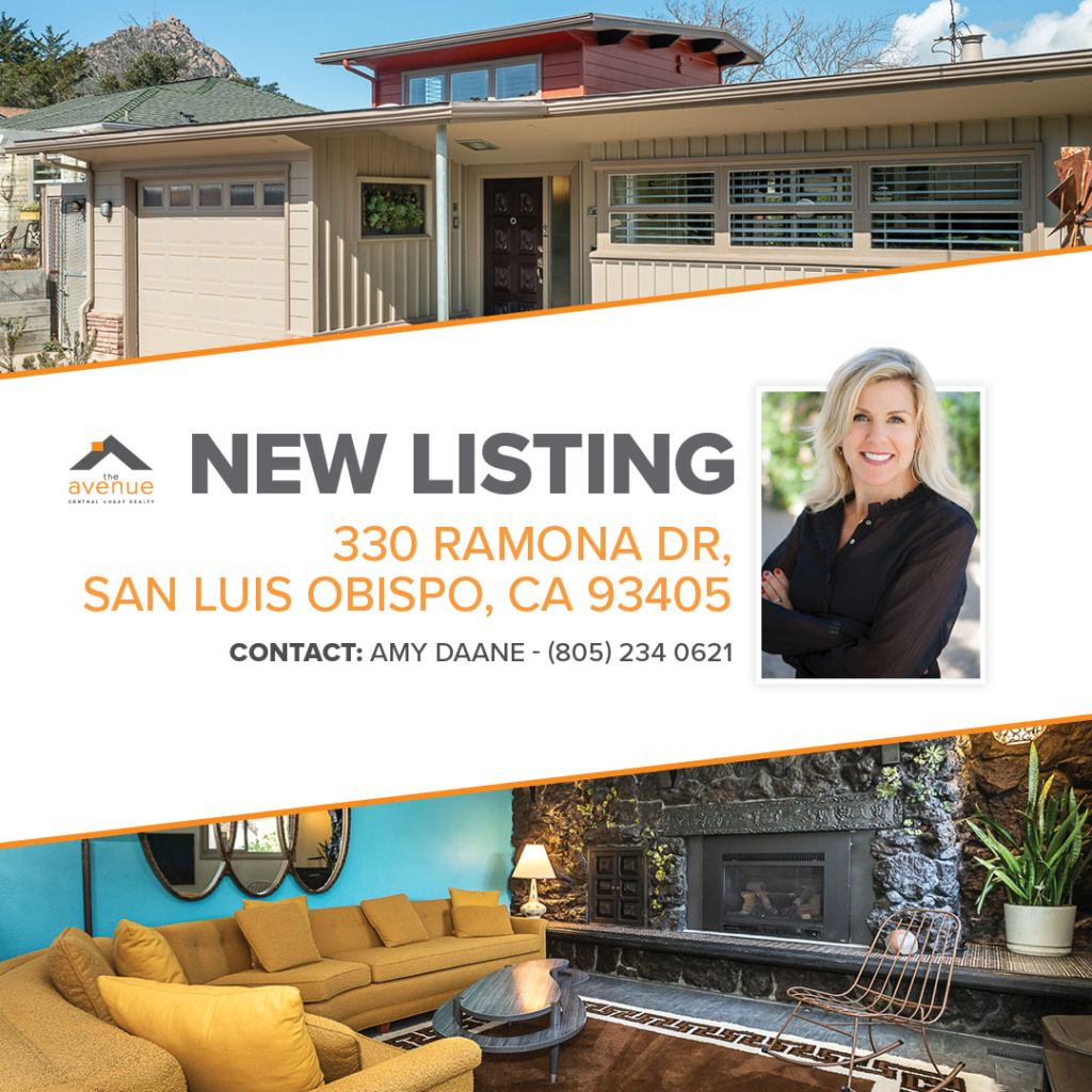 🏡 MY NEW LISTING in SLO: 330 Ramona Dr, San Luis Obispo, CA 93405. Amy Daane