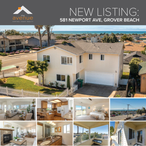 NEW LISTING: 581 Newport Ave, Grover Beach, CA - Marina Luckow and Amy Daane