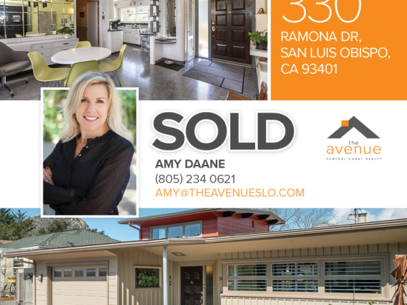 ???? Congrats Amy Daane on the Closing of 3330 Ramona Dr, San Luis Obispo, CA 93405!