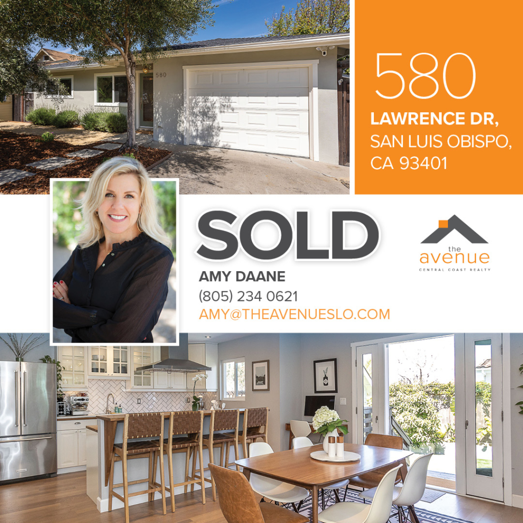 Amy Daane - SOLD, 580 Lawrence Dr, San Luis Obispo