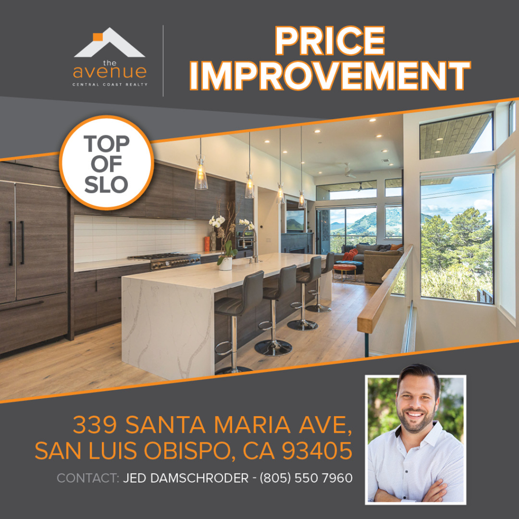 ???? **PRICE IMPROVEMENT: TOP of SLO - 339 Santa Maria Ave., San Luis Obispo, CA 93405
