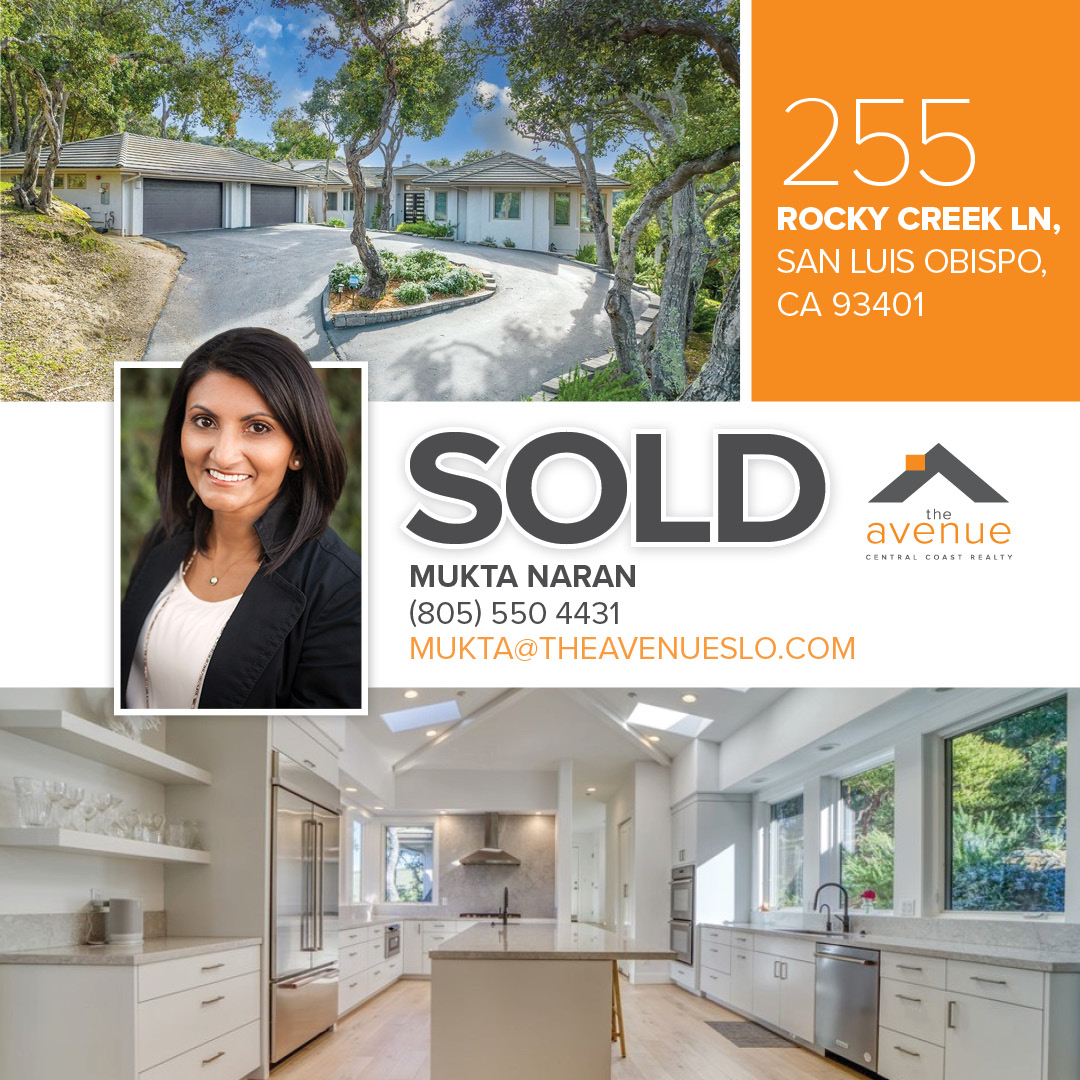 ✨SOLD! Congratulations to Mukta Naran on her recent closing of a mixed use property located at 1926 Broad Street in San Luis Obispo!🏡🔑