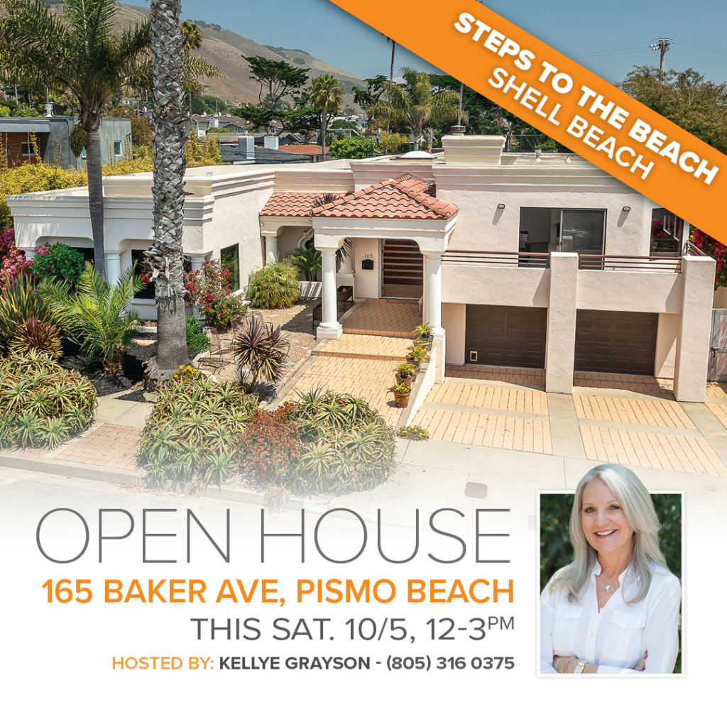 165 Baker Ave, Pismo Beach, CA 93449 OPEN HOUSE - Sat. 10/5, 12-3pm