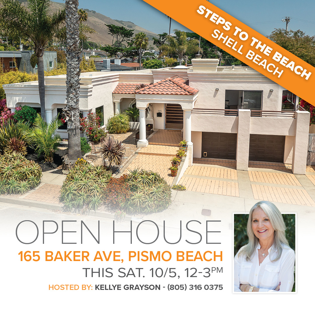 165 Baker Ave, Pismo Beach, CA 93449 OPEN HOUSE - Sat. 10/5, 12-3pm